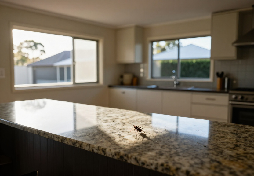 Wasp-free eaves in Mount Kuring Gai after nest removal